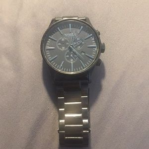 Nixon watch all black with chain brand new is $350